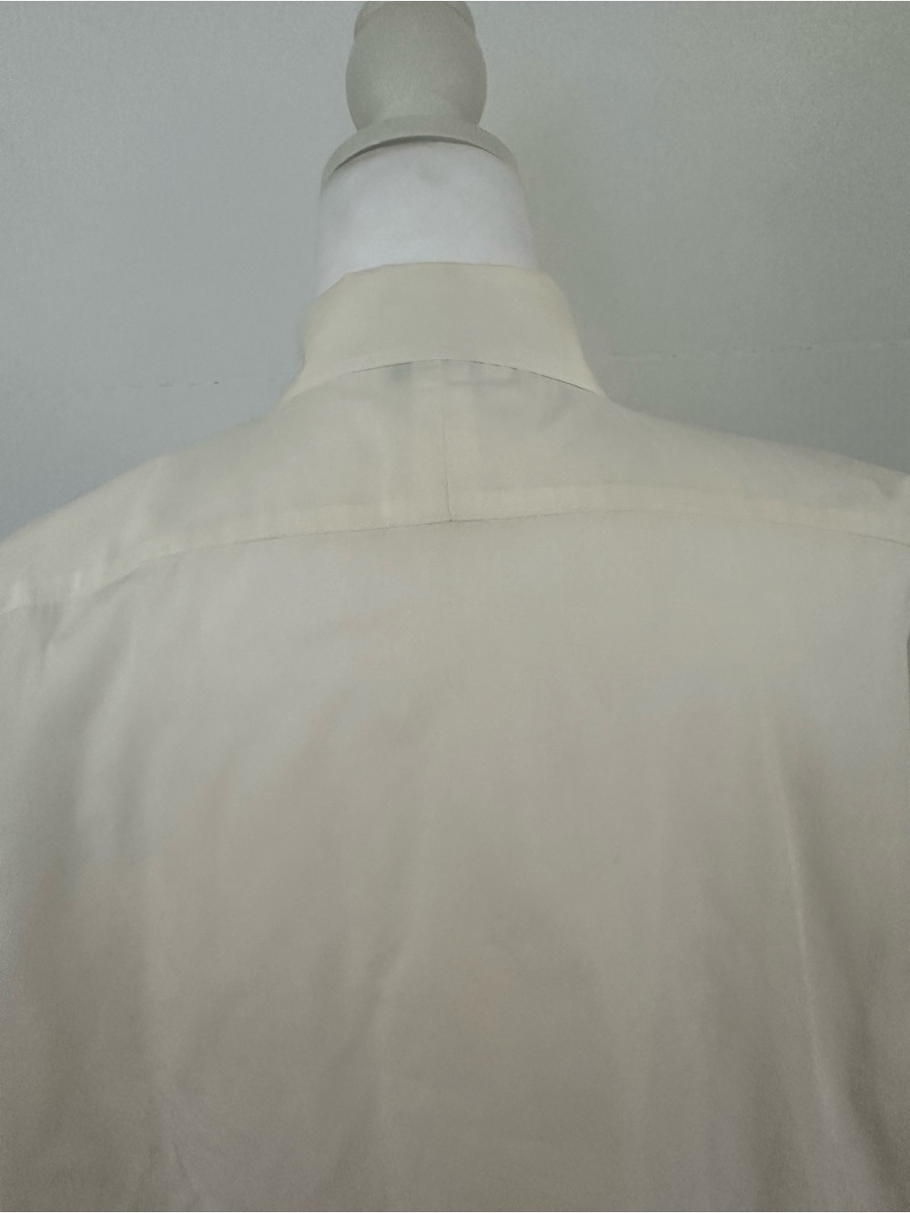 Chaps White Ruffle Front Blouse - Picture 3 of 7